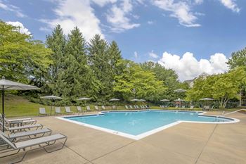 Pool with sundecks